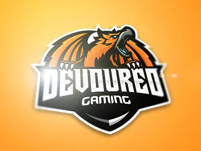 DEVOURED GG branding esports gamers gaming logo griffin illustration logodesign logos mascot myth team logo