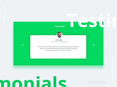Testimonial landing page testimonial web hosting