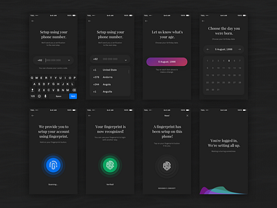 Second Day working on The Kit! app design calendar date design form interaction login register sign up ui ui design uiux