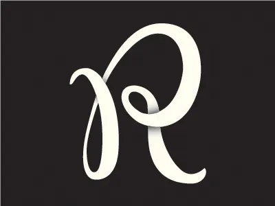 Vintage Drop Caps- R alphabet drop caps initials lettering letters monogram numbers typography vintage