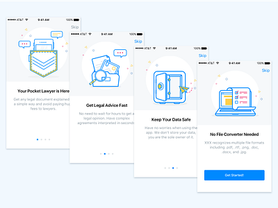 Onboarding - Pocket Lawyer board dashboard interface lawyer mobile pocket ui web