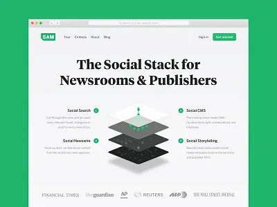 SAM design green icon design illustration ui user experience user interface ux