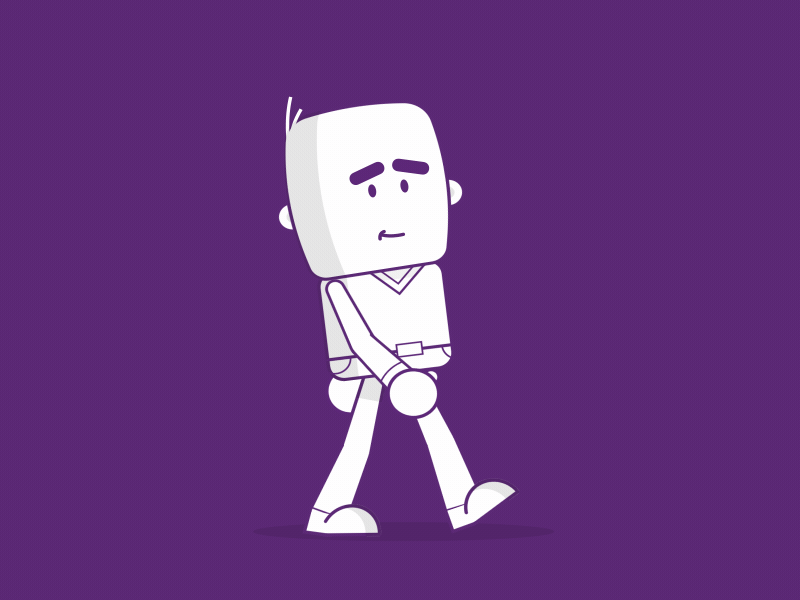 Walk Cycle character walk