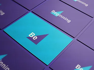 Beginning branding identity logo mark