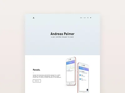 Personal Portfolio - Redesign 2017 design designer flat mobile portfolio responsive splash page ui ux webdesign website