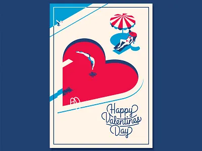 Valentine Card card creative market dating february flat illustration love romance romantic valentine valentines day vector