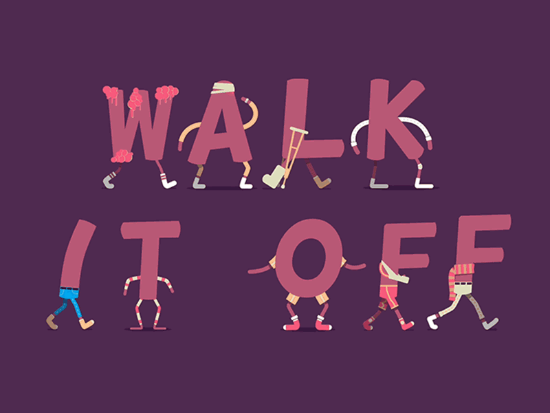 Walk It Off characters it letters off walk