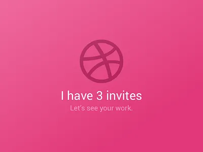 Dribbble Invites