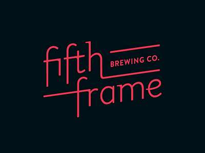 Fifth Frame Brewing Company beer coffee logo type