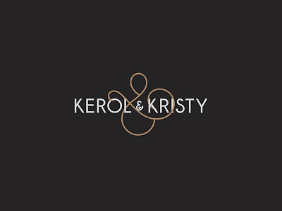 Bakery "Kerol&Kristy" bakery branding lettering logo logotype type