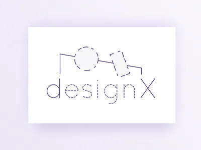 DesignX cover designx gradient purple sketch vector