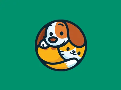 SPAD - Sociedade Protectora dos Animais Domésticos. animal branding cat cat logo cute dog dog logo home icon identity illustration logo love mark pet shelter symbol