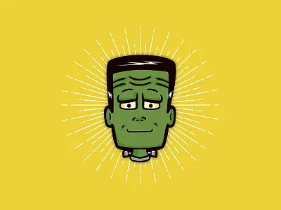 Lil' Frankie drawing frankenstein illustration illustrator monster