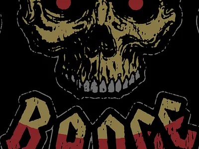 ROTR apparel bones dirty festival grunge rocknroll shirt skull texture tshirt vintage