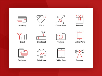 Stroke Icons icons illustrated illustration illustrations