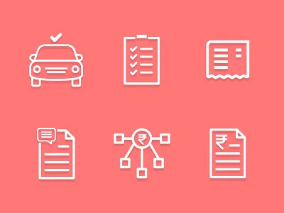 Icons Car Rental car rental icons