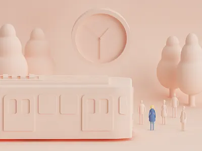 Daily life clock daily going hurry job less life morning speed time train work