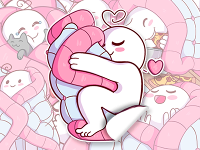 Mr.Blanket official telegram stickers behance blanket cute stickers telegram warm