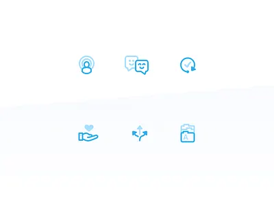 Services page icons arrows check duo tone duo tone folder heart icon icon set icons people tick two tone