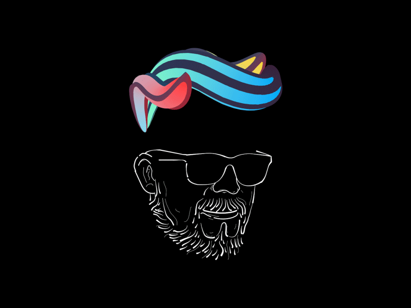 32 cinema4d motiongraphics portrait strokes