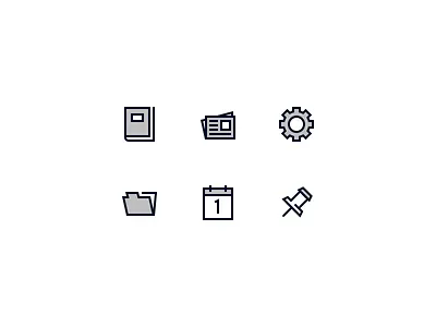 Basic Shapes Iconography basic funny grey iconography icons project shapes side