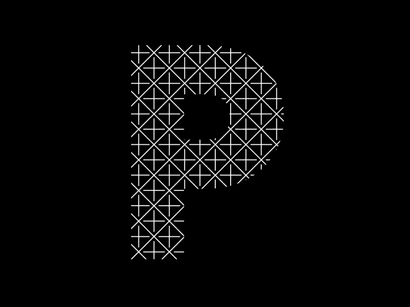 Pinwheel P alphabet animated experiments gif graphics letters loop motion p pixel typeface typography