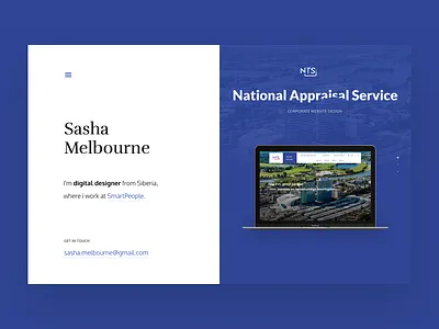Another portfolio concept concept portfolio ui