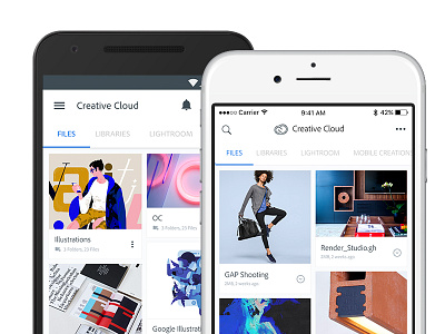 Adobe Creative Cloud Mobile adobe android app assets creative creative cloud files ios lightroom mobile photoshop