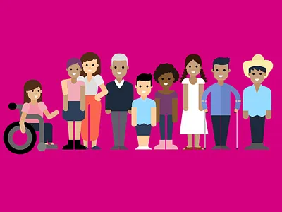 Igualdad y no discriminación ilustración méxico