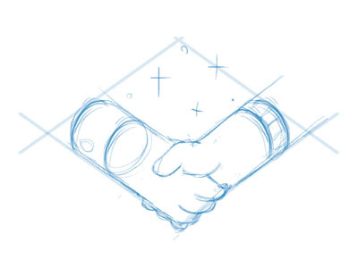 Handshake contaazul hand hands handshake line logo rascunho shake sketch trade trading