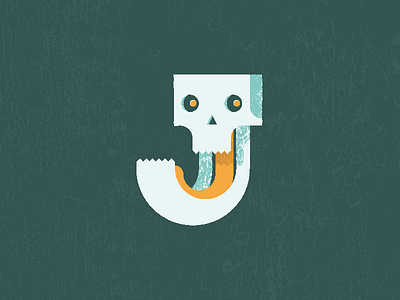 J for jawbone character characterdesign design drawing graphic illustration timvandenbroeck timvandenbroeck.com vector