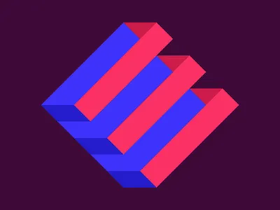 Endless Magazine branding flat icon illustration logo