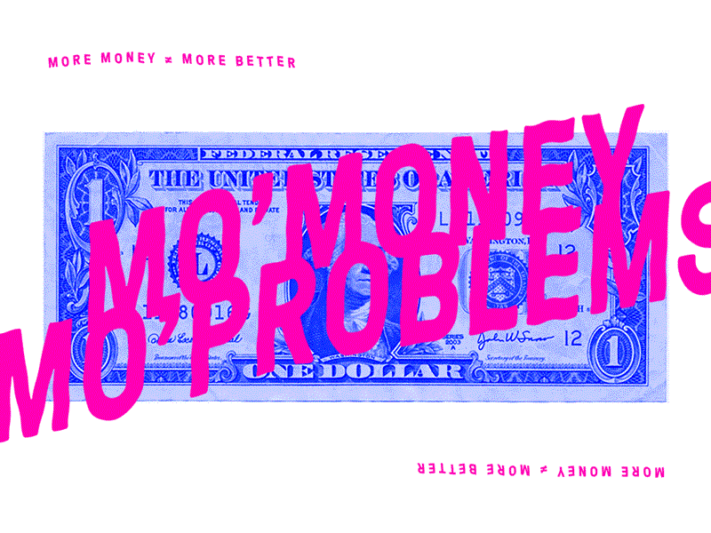 Mo' Money distortion gif money morph problems warp