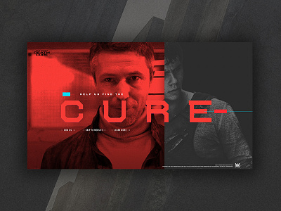 CURE death cure fox maze runner movies ui ux wckd webdesign website