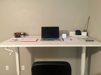 my workstation mac sketch book time timer ipad ikea