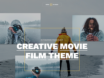 NRGVideo - Movie Film Marketing WordPress Theme film full screen marketing movie portfolio producer production promotion studio trailer video wordpress