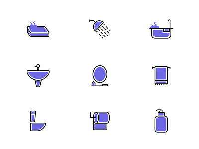 Bathroom Icons