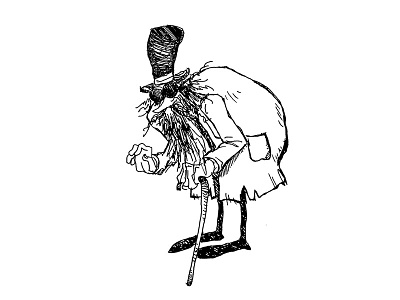 Gorey Guy cartoons comics gorey illustration ink pen