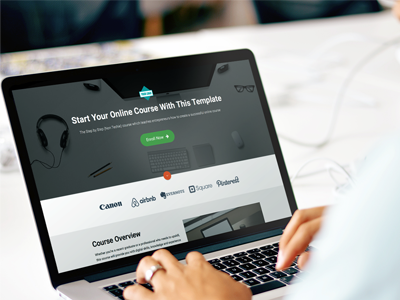Online Course Landing Page landing page leadpages online course reponsive web design