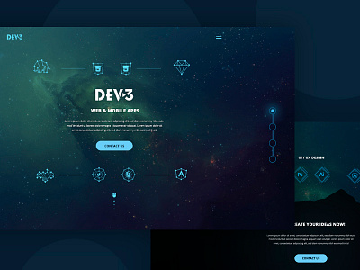 Landing page for web studio dev 3 landing page web studio