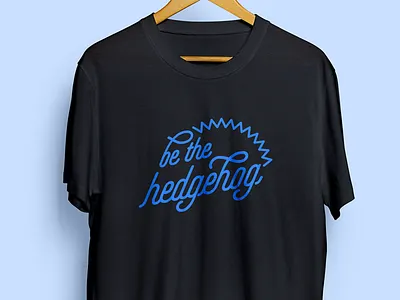 hedgehog lab t-shirt concept brand branding hedgehog identity illustration logo marque t shirt typography