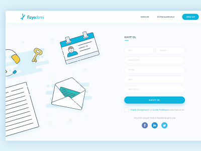 Fizyodemi - Register illustration register register ui