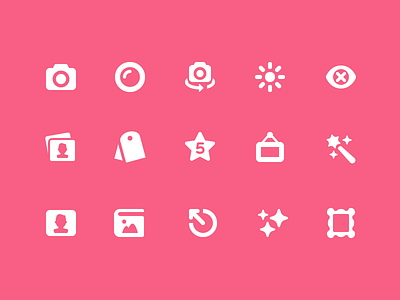 Pixi Icons - Photography icon icon set icons interface pixi ui vector