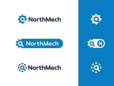 NorthMech final proposals gear icon logo mech mechanic mind north shine staffing sun sweden user