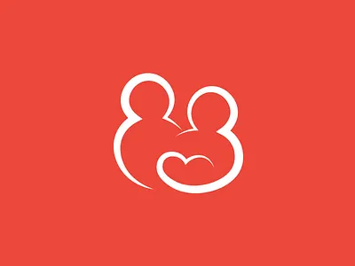 Family characters family figures lines logo minimal simple