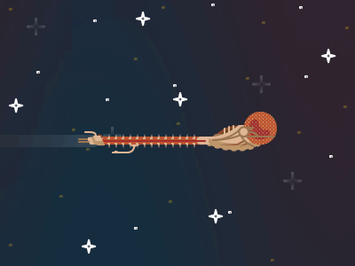 Lexx spaceship animation illustration lexx space spaceship tvshow