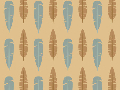 Feather Friday! background blue brown detail feather graphic grey match pattern repeat vector wallpaper