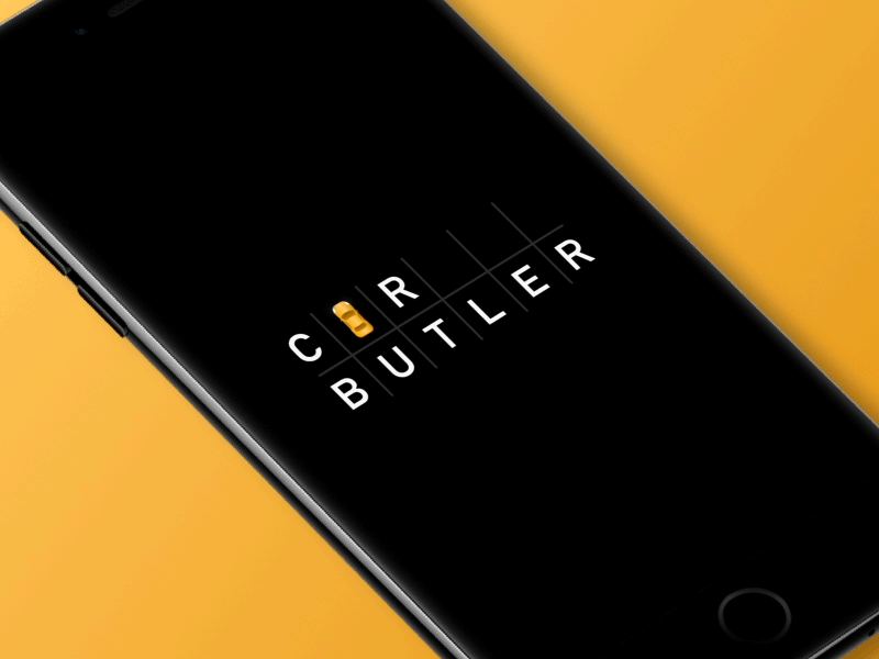 Splash Animation for Valet App animation butler car graphics motion splash ui valet