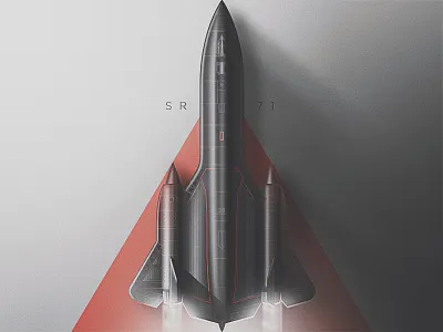 SR-71 | Air & Space Museum blackbird fast fastest jet lighting retro san diego skeuomorphic skeuomorphism spy plane sr 71 sr71