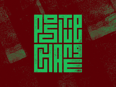 Positive Change GIF change grid gridded positive typography